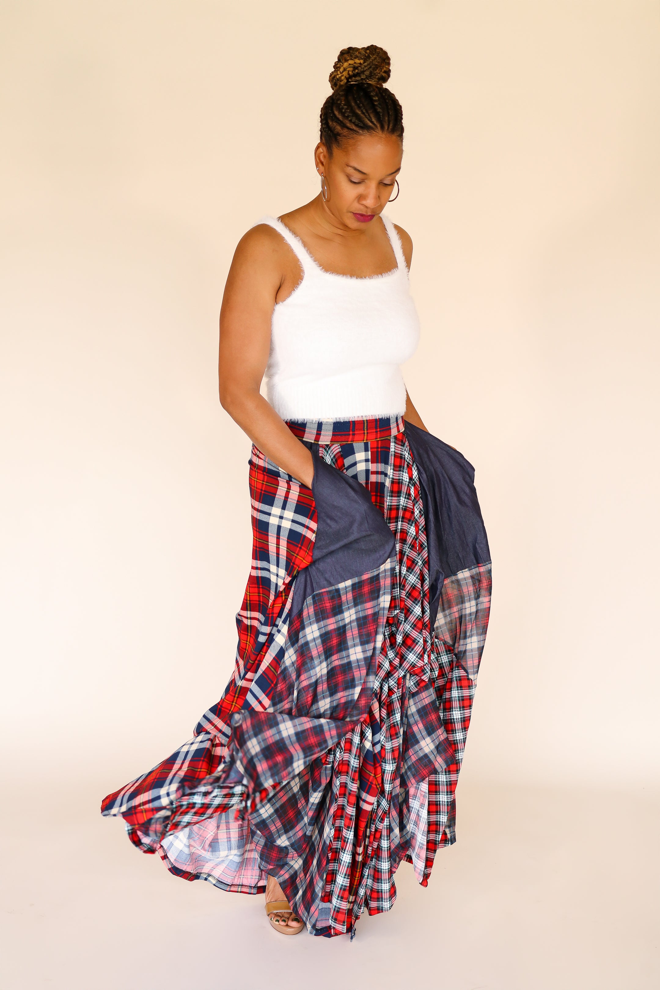 Tov Denim Damsel`s Skirt S at  Women's Clothing store